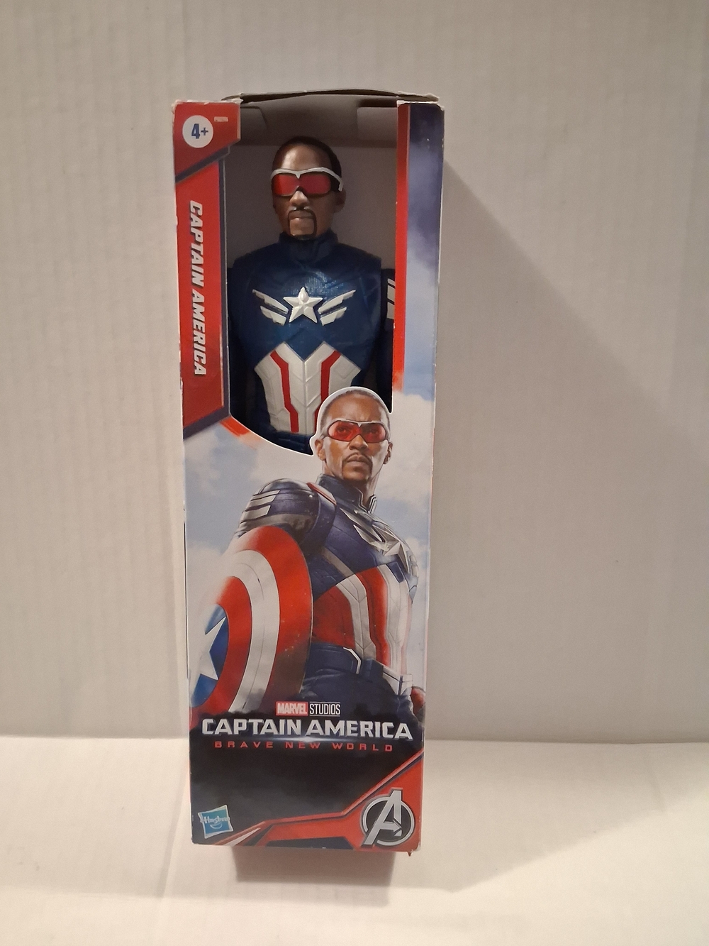 Marvel Captain America Action Figure - Blue, Red & White